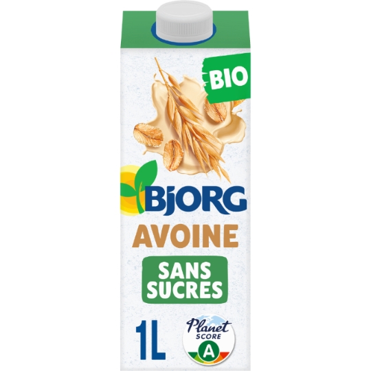 Boisson Végétale Avoine Sans Sucres Bio BJORG