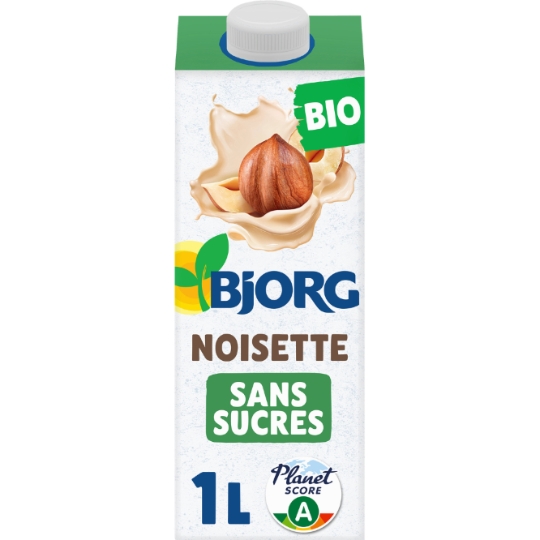 Boisson Végétale Noisettes Sans Sucres Bio BJORG