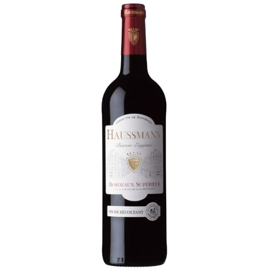 Vin Rouge Bordeaux Supérieur HAUSSMANN BARON EUGENE