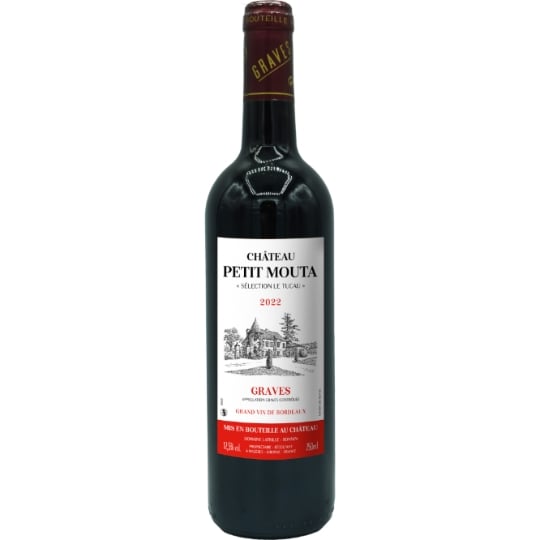 Vin rouge Château Petit Mouta GRAVES