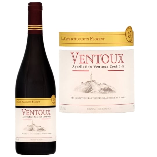 Vin Rouge A.O.P. Côtes Du Rhone Ventoux LA CAVE D'AUGUSTIN FLORENT