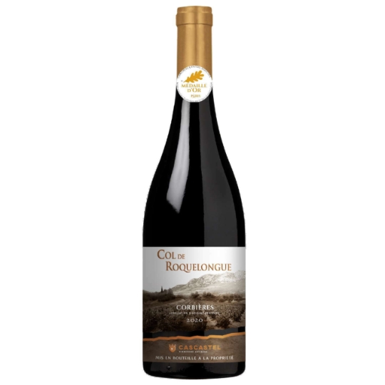 Vin Rouge AOP Corbières Col de Roquelongue CASCASTEL