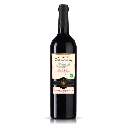 Vin Rouge AOP Gaillac Bio CHATEAU CANDASTRE