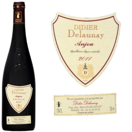 Vin rouge  Anjou  DIDIER DELAUNAY