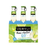 Boisson Pétillante Blanc et Bulles Sans Alcool 0.0% Saveur Zeste de Citron VERYLY