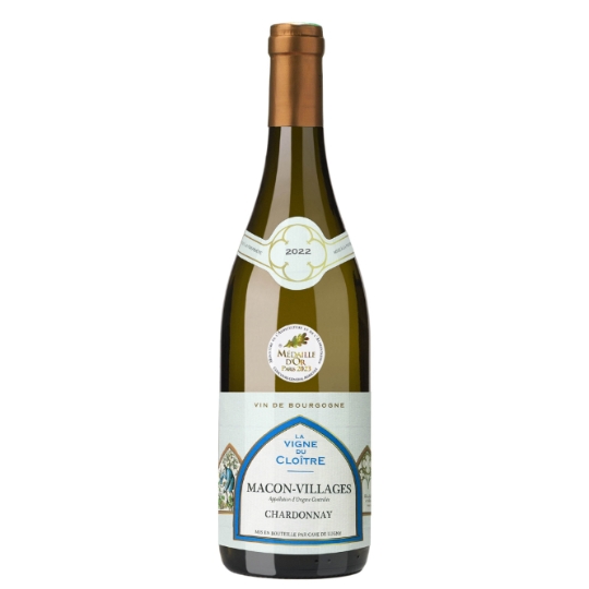 Vin Blanc Bourgogne Mâcon-Villages Chardonnay LA VIGNE DU CLOITRE