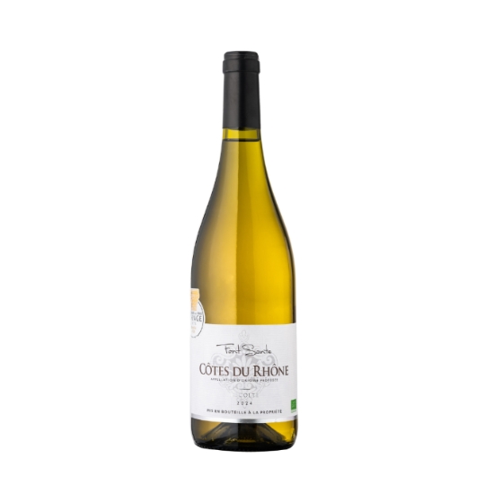 Vin Blanc Côtes Du Rhône Grenache AOC Bio FONT SANTE