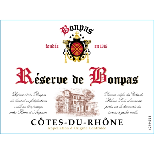 Vin Blanc AOP Côtes du Rhône BONPAS