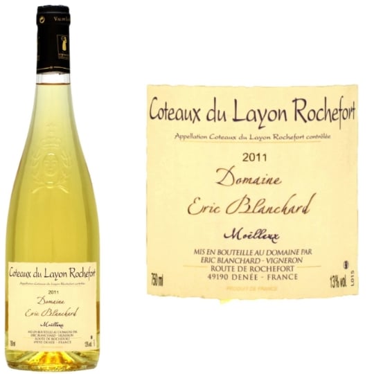 Vin blanc  Coteaux du Layon Rochefort moelleux  DOMAINE ERIC BLANCHARD