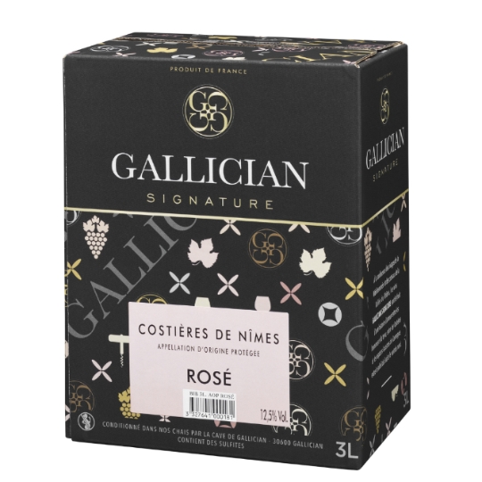 Vin Rosé AOP Costières de Nîmes GALLICIAN