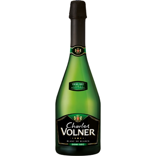 Vin Blanc Mousseux Demi Sec Blanc de Blanc CHARLES VOLNER