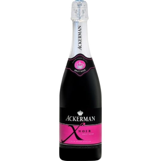 Vin mousseux, X noir Ackerman rosé brut