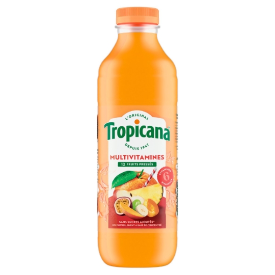Jus de Fruits Multifruits Multivitaminés Pur Jus TROPICANA