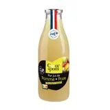 Jus de Fruits de Pomme et Poire Pur Jus COEUR DE POM'
