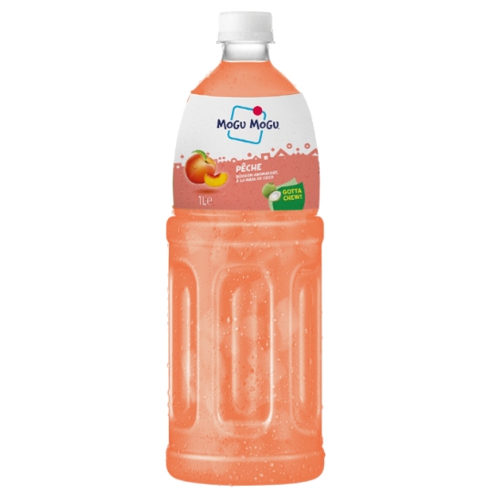 Boisson Pêche et Nata de Coco MOGU MOGU