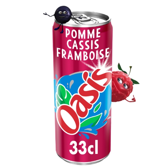 Boisson Pomme Cassis Framboise Sans Arôme Artificiel Sans Colorant Artificiel OASIS