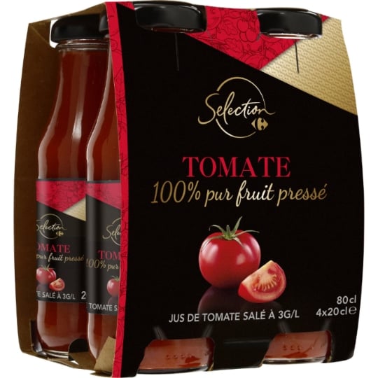 Jus de Tomate Salé Pur Jus CARREFOUR SELECTION