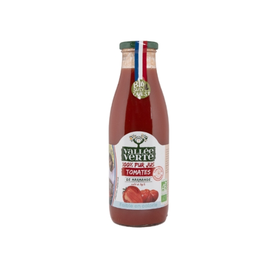Jus de Tomate 100% Pur de Tomate de Marmande Bio VALLEE VERTE