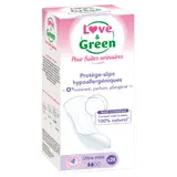 Protections Fuite Urinaire Ultra Mini Hypoallergéniques Ecologiques Anti-Irritation LOVE & GREEN
