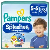 Couches-Culottes Taille 5-6 14kg+ Bain Baby Shark Splashers PAMPERS PAMPERS