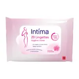 Lingettes Intime à l'Hamamélis Fraîcheur Longue Durée INTIMA