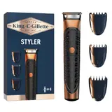 Rasoir Tondeuse Barbe Pour Homme 4 Accessoires King C Gillette Styler GILLETTE