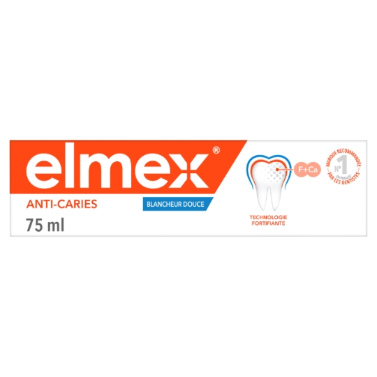 Dentifrice Anti-Caries Blancheur Douce ELMEX