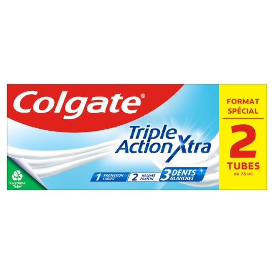 Dentifrice Triple Action Xtra White COLGATE
