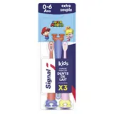 Brosse à dents Extra Souple Enfant 0-6 Ans Super Mario SIGNAL