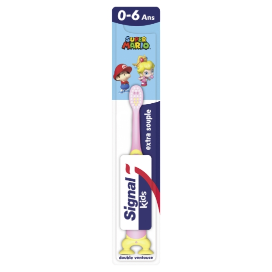Brosse à dents Extra Souple Enfant 0-6 Ans Super Mario SIGNAL