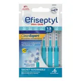 Brossettes Interdentaires Clean Expert Antibactérien EFISEPTYL