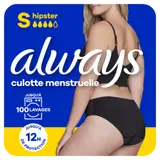 Culotte menstruelle Taille S 38/40 Noire Flux Léger & Moyen ALWAYS