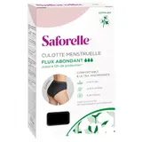 Culotte menstruelle Noire Taille 44 Flux Abondant Coton Bio SAFORELLE