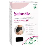 Culotte menstruelle Noire Taille 44 Flux Normal Coton Bio SAFORELLE