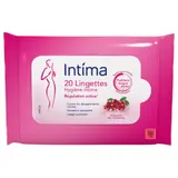 Lingettes Intime Régulation Active aux Extraits de Cranberry INTIMA