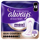 Serviettes pour Fuites Urinaires Maxi Protection Maxi Comfort Discreet ALWAYS