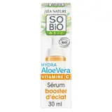 Sérum Hydratant Visage Tous Types de Peaux Même Sensibles Aloe Vera Vitamine C Booster d'Eclat Hydratant 24H Bio SO'BIO ETIC