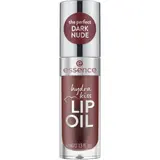 Huile à lèvres à lèvres Teinte 08 mocha glow hydra kiss The perfect Dark Nude ESSENCE