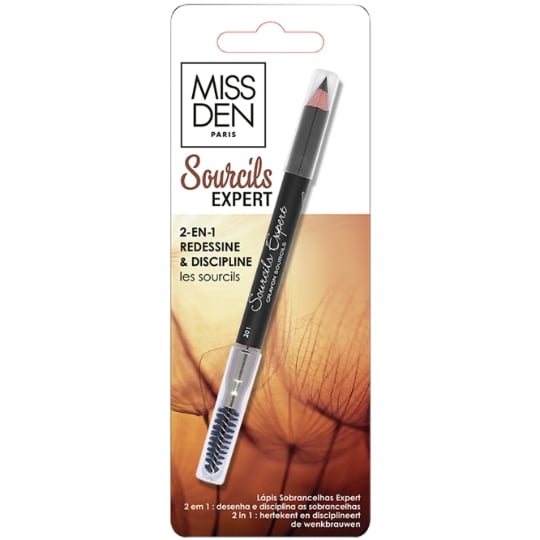 Crayon à Sourcils Teinte Noir Expert MISS DEN