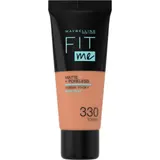 Fond de teint Liquide Matifiant Teinte Caramel Doré (330) Fit Me MAYBELLINE NEW YORK