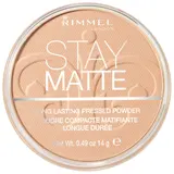 Poudre Compacte Anti-brillance Teinte Sandstorm (004) Stay Matte RIMMEL