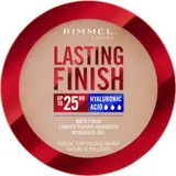 Fond de Teint Poudré Fini Mat Texture Ultra-Légère Longue Tenue 25H à L'Acide Hyaluronique Teinte Ivory (005) Lasting Finish RIMMEL