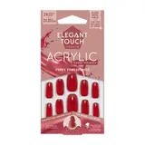Faux Ongles Acrylic Poppy Pomegranate ELEGANT TOUCH