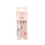 Faux Ongles  Dream Nails Pink Ombre French  ELEGANT TOUCH