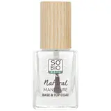 Vernis Transparent Base et Top Coat Natural Manucure SO'BIO ETIC