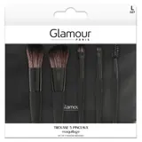 Trousse de Pinceau pour Maquillage 5 Pinceaux GLAMOUR PARIS