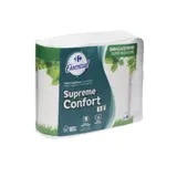 Papier toilette Supreme Confort CARREFOUR ESSENTIAL