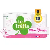 Papier Toilette Doux Maxi Rouleau LE TREFLE