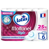 Papier Toilette Décoré Tube Jetable FSC Aqua Tube Moltonel LOTUS