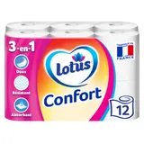 Papier Toilette Doux Et Résistant Tube Jetable FSC Confort Aqua Tube LOTUS